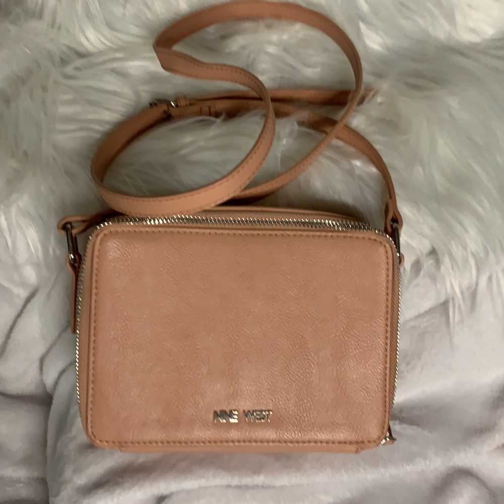 NINE WEST Double zipper crossbody bag